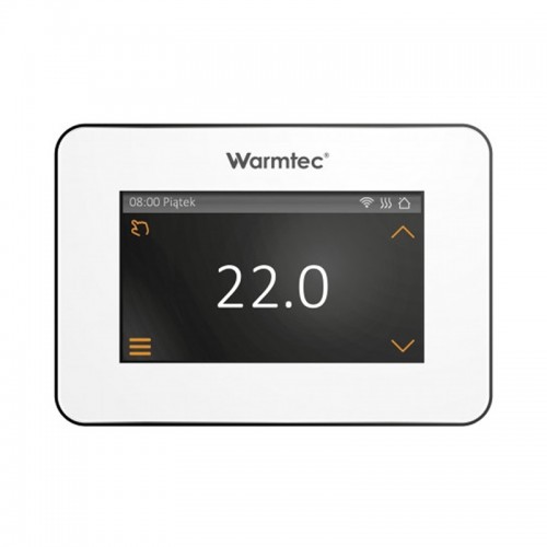XTSi beznapieciowy regulator temperatury Wi-Fi Warmtec, IP21, programowalny,biały