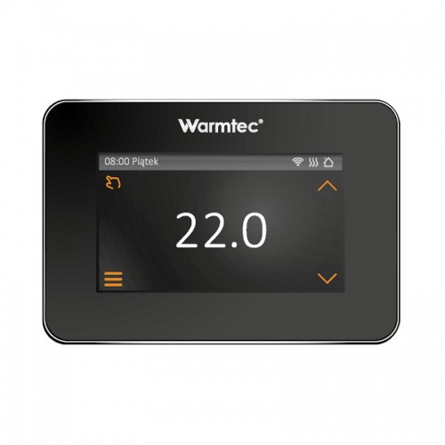 XTS regulator temperatury Wi-Fi Warmtec, IP21, programowalny,czarny